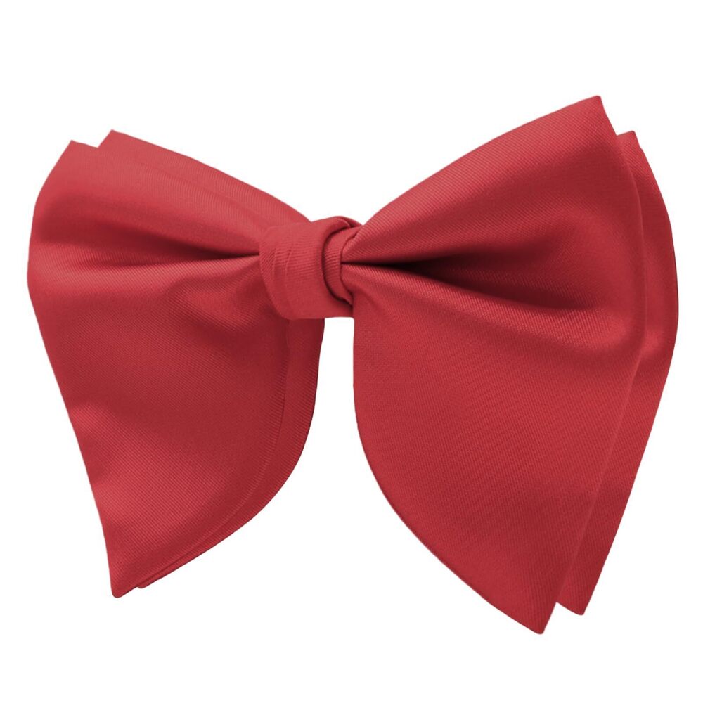 2095 Bow Tie Pre Tied Oversized Bow Ties Satin Bowties for Tuxedo Wedding